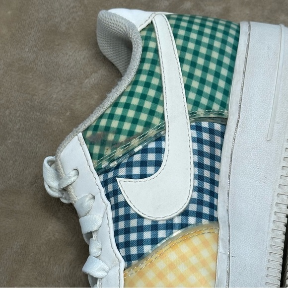 Nike Air Force 1 Low SQ Primary Gingham BV4891-100 Size 8 - Picture 14 of 16